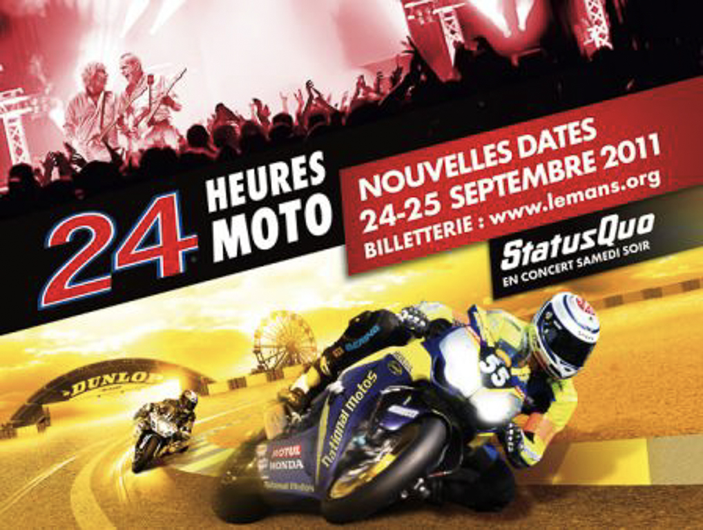 Affiche A.C.O des 24 Heures Motos de 2011