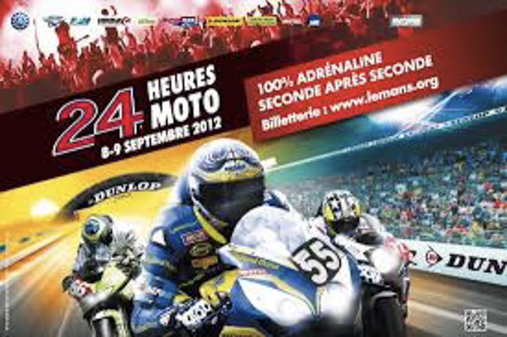 Affiche A.C.O des 24 Heures Motos de 2012
