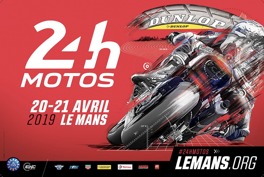 Affiche A.C.O des 24 Heures Motos de 2019