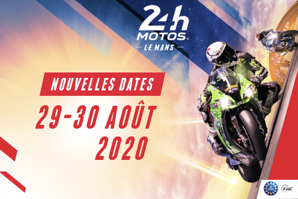 Affiche A.C.O des 24 Heures Motos de 2020