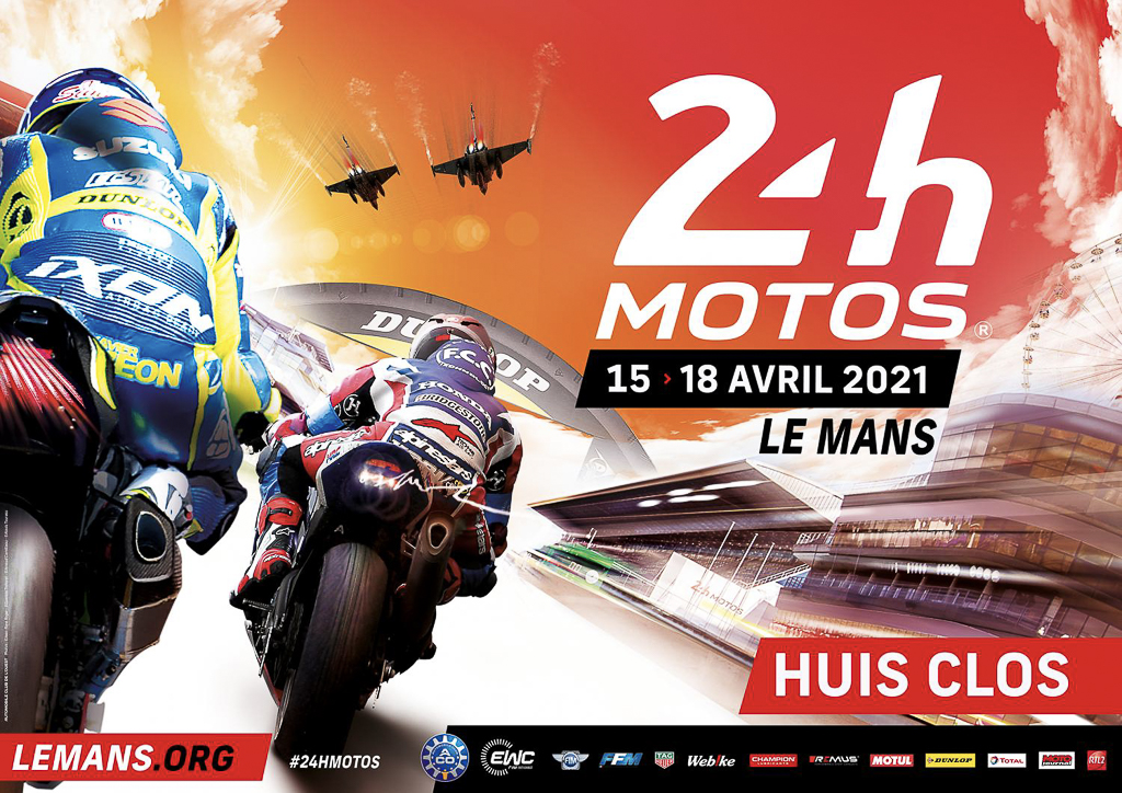 Affiche A.C.O des 24 Heures Motos de 2021